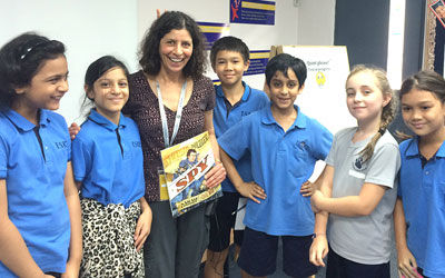 Author Marissa Moss Joined Students at ISKL Melawati Campus