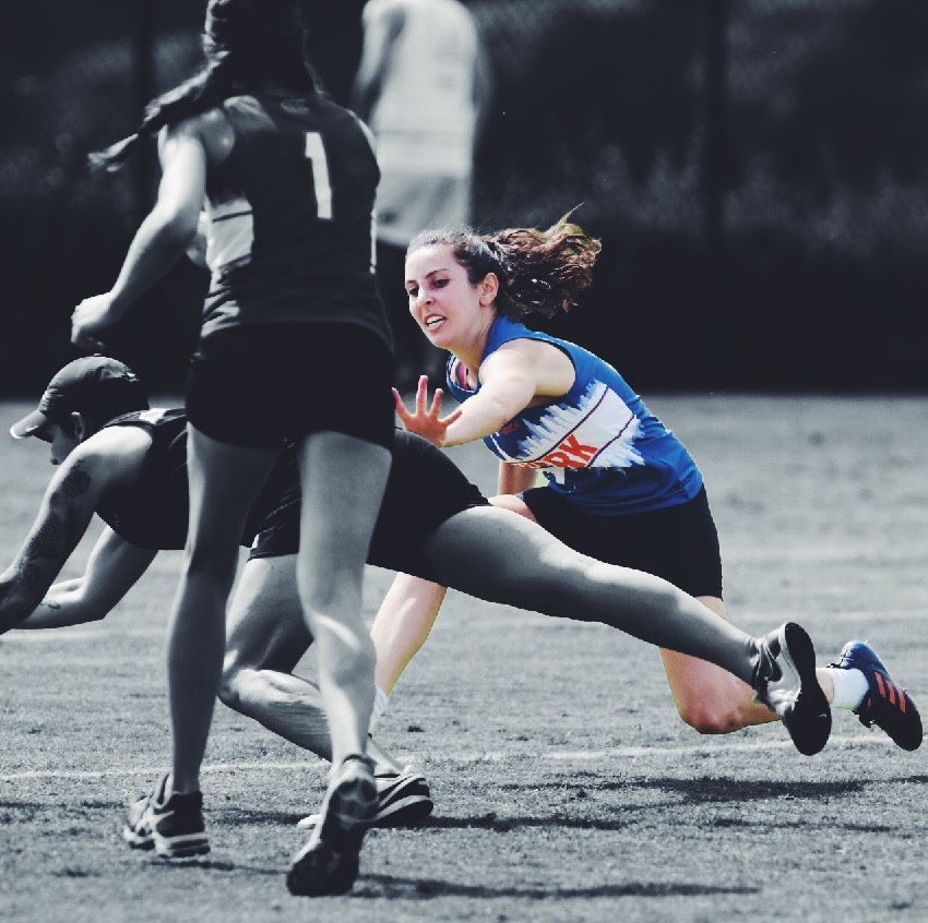 Zeynep Uçak touch rugby player