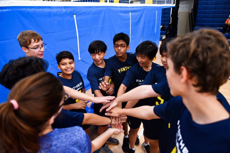 ISKL Panthers showing team spirit
