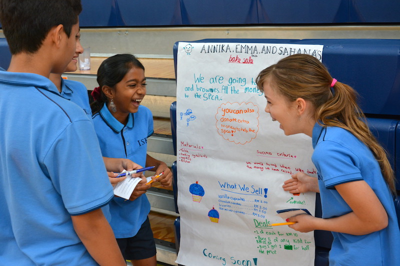 learning with passion, students group work