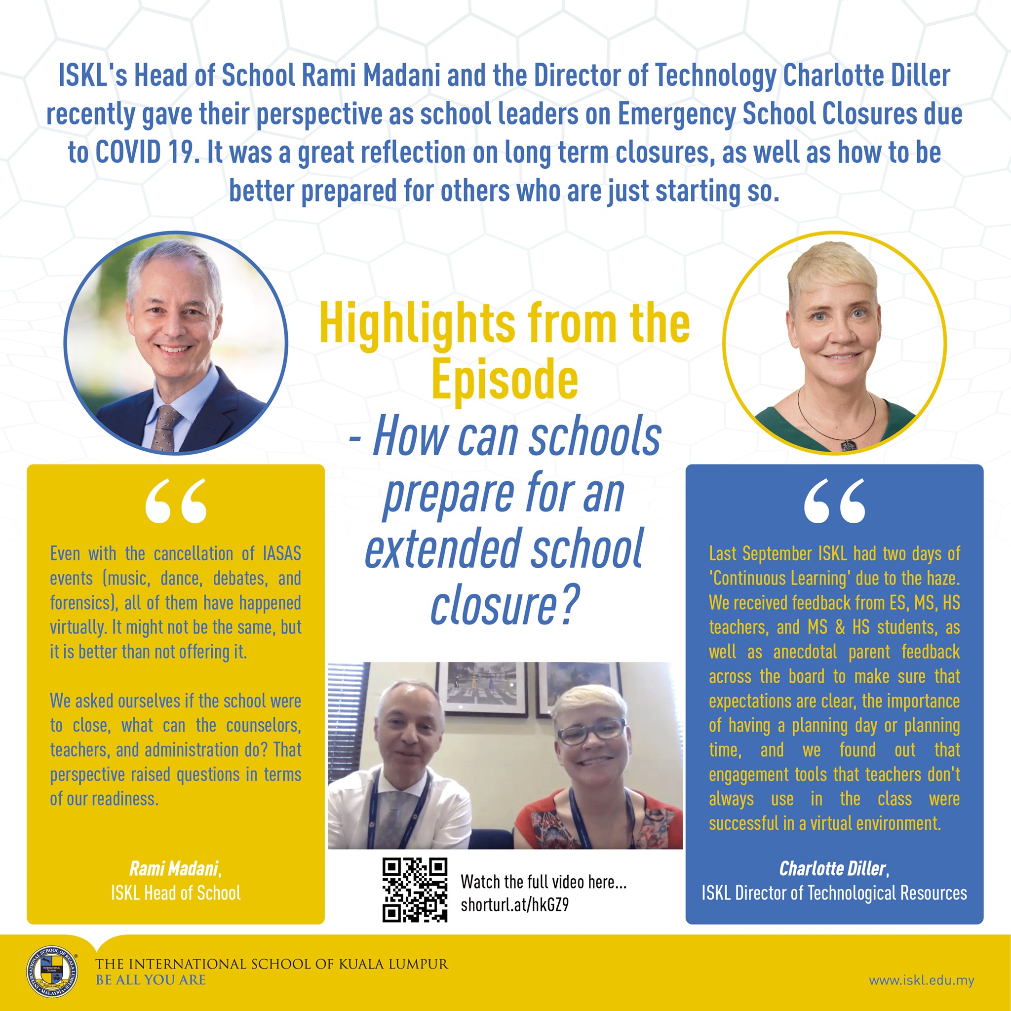Rami and Charlotte school closure