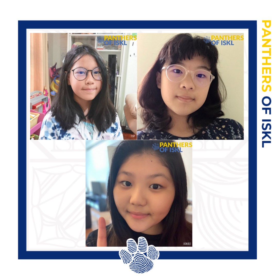 Panthers of ISKL Esme L., BonBee L. & Tiny K.