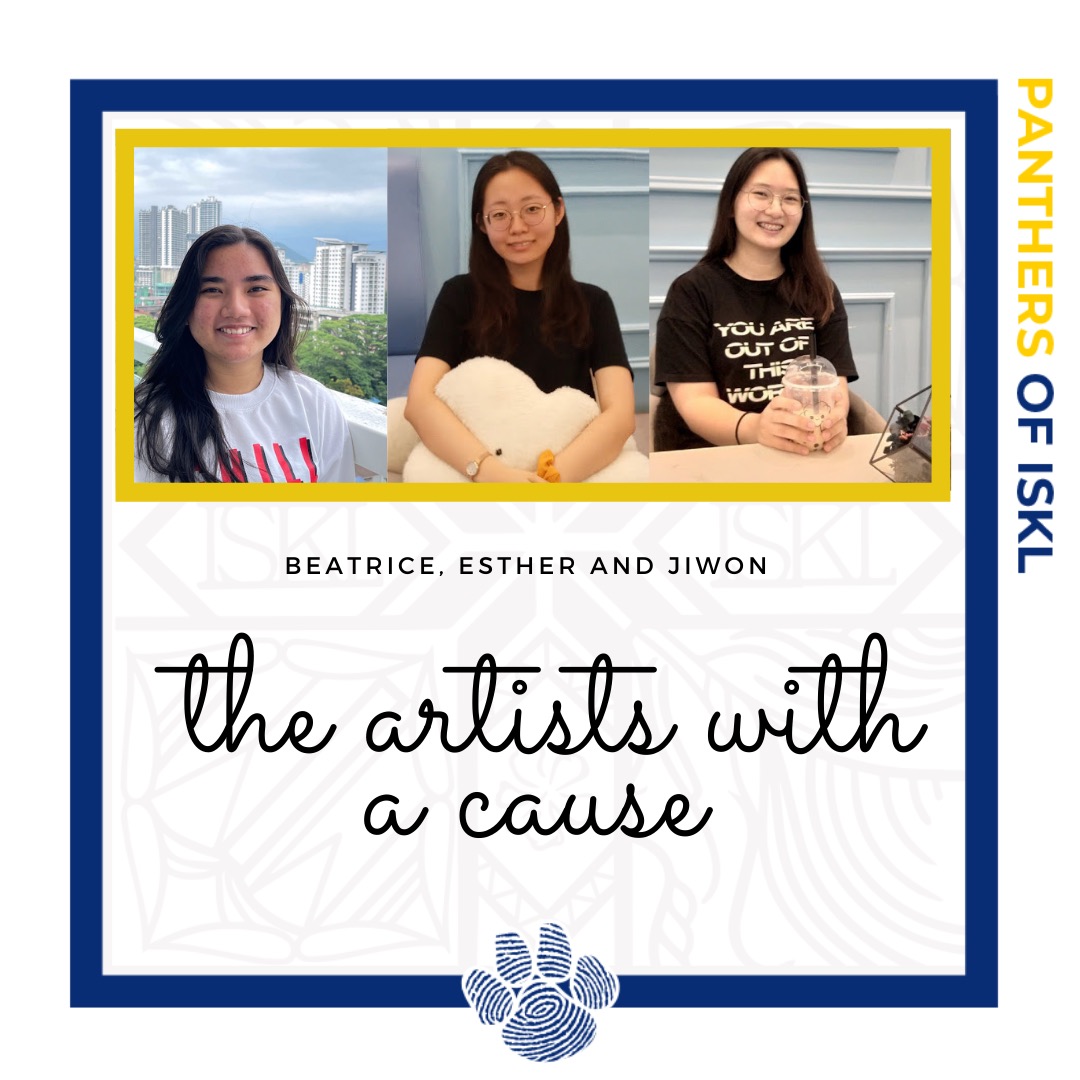 Panthers of ISKL Beatrice, Esther and Jiwon