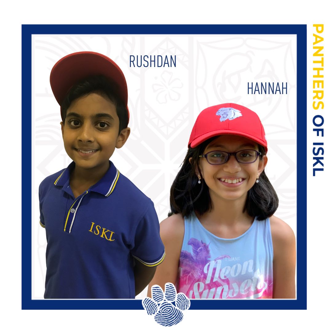 Panthers of ISKL Hannah A. & Rushdan S