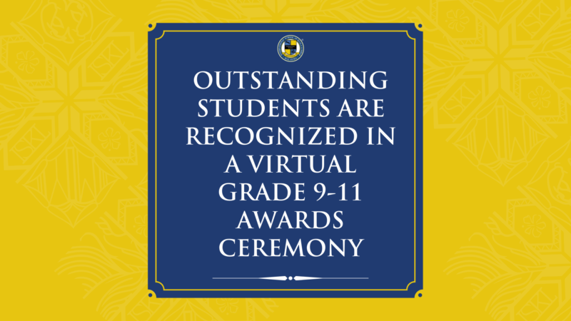 Grade 9-11 Awards Ceremony