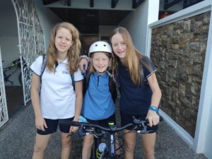Family pics of ISKL cyclists