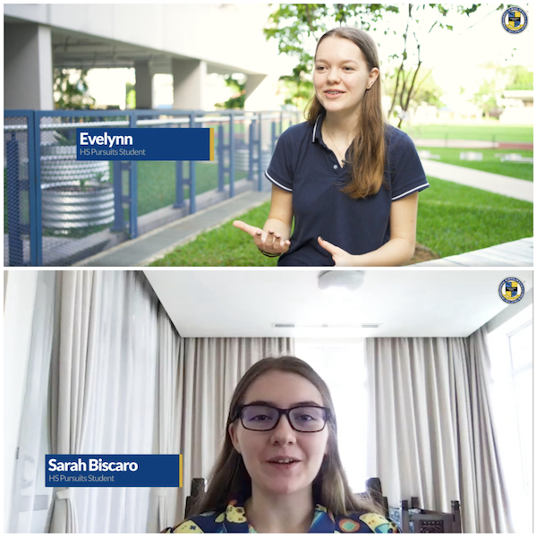 Sarah B. & Evelyn S. ('22) - ISKL Pursuits Program