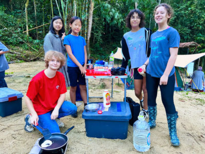 Sun Bear Patrol Girls' Mess Area Group Photo