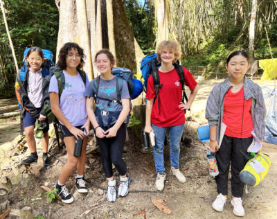 Sun Bear Patrol Campsite Group Photo
