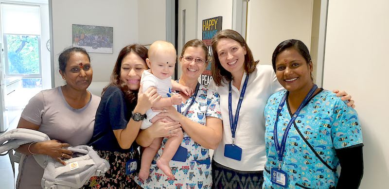 Julie Jonsson & nurses