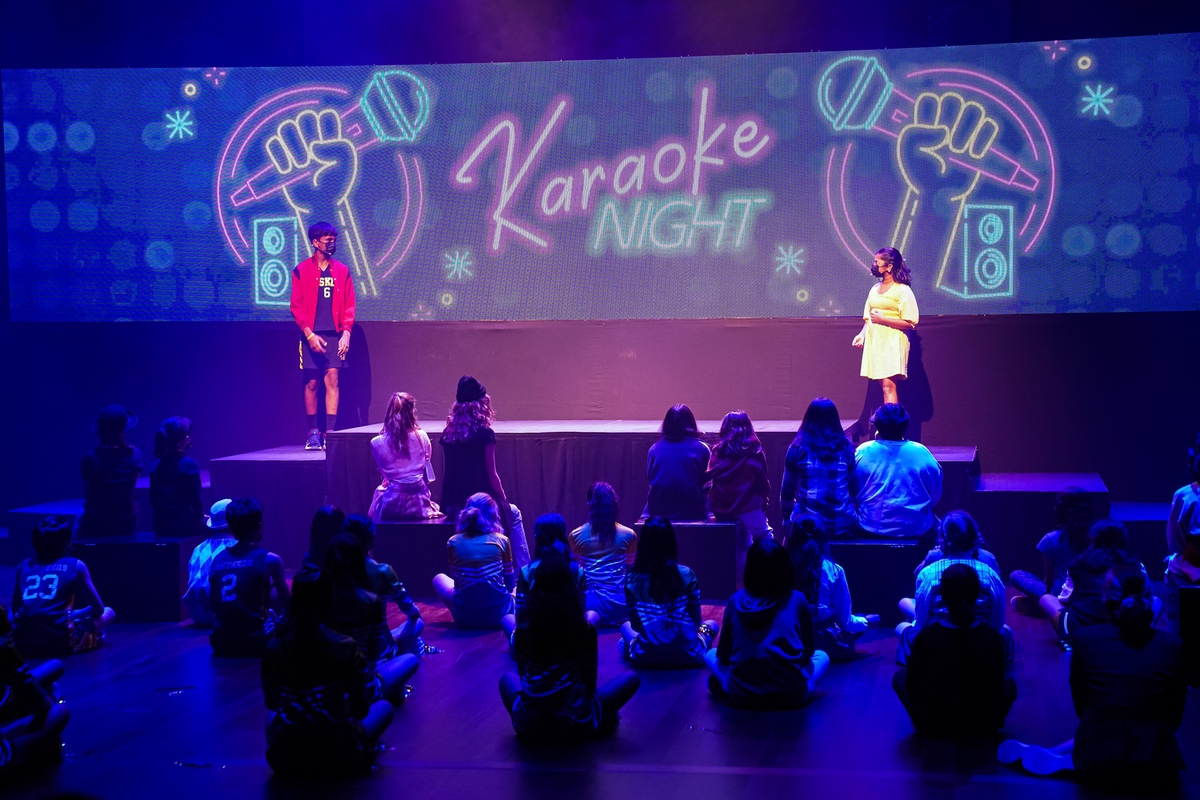 HS Musical Jr student performance