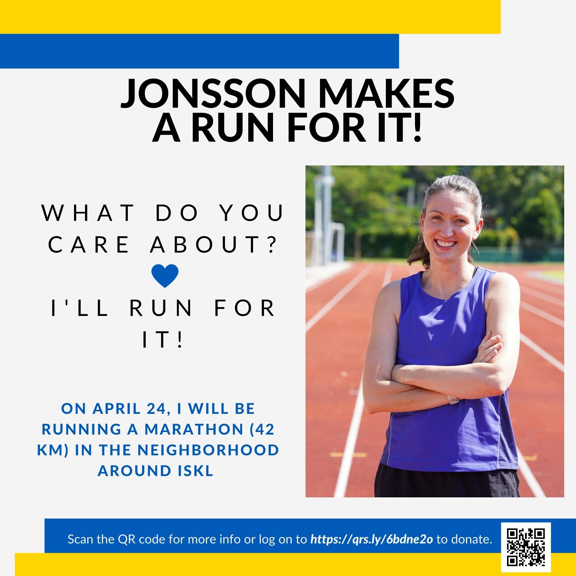jonsson Makes a Run for it! poater