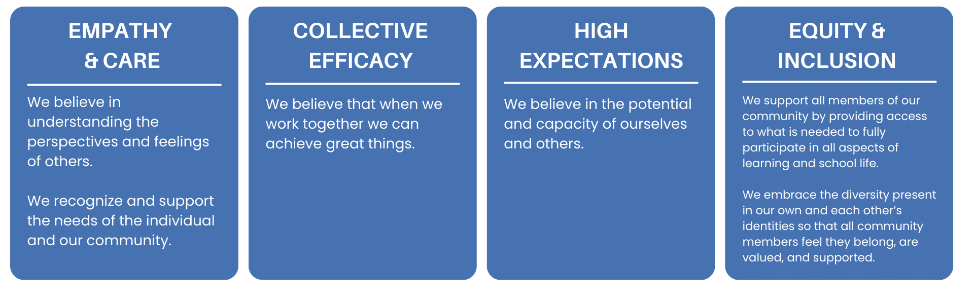 ISKL Guiding Statements - Values