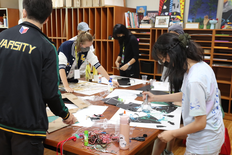 ISKL Students Art Workshop at ISM