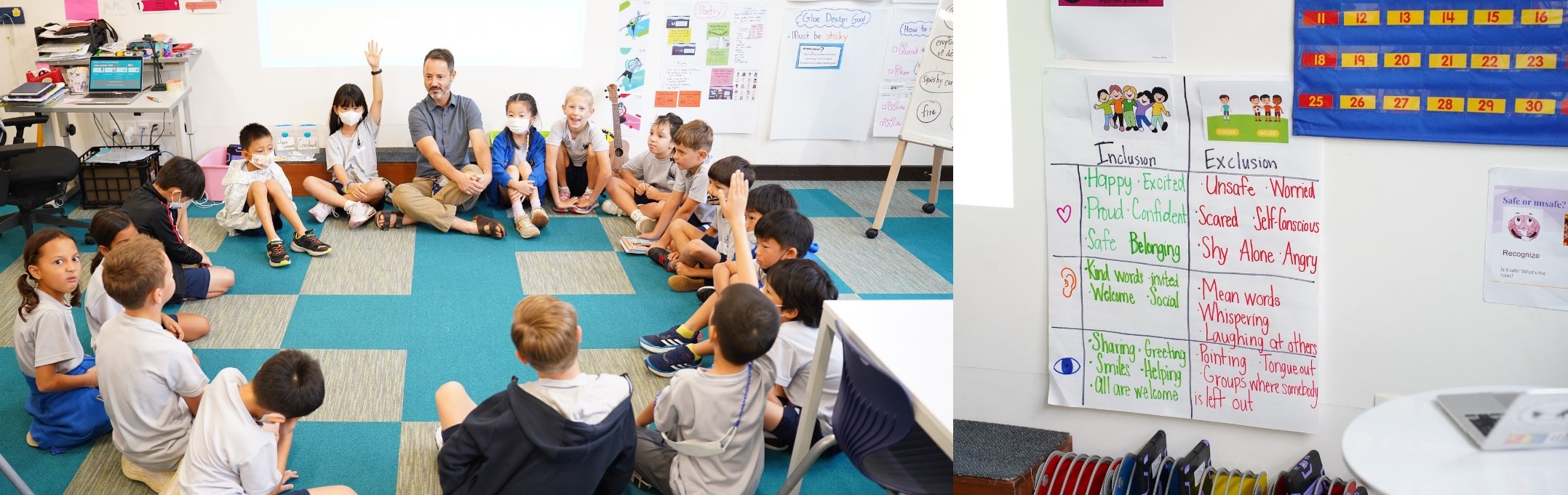 ES Classroom Activity Collage