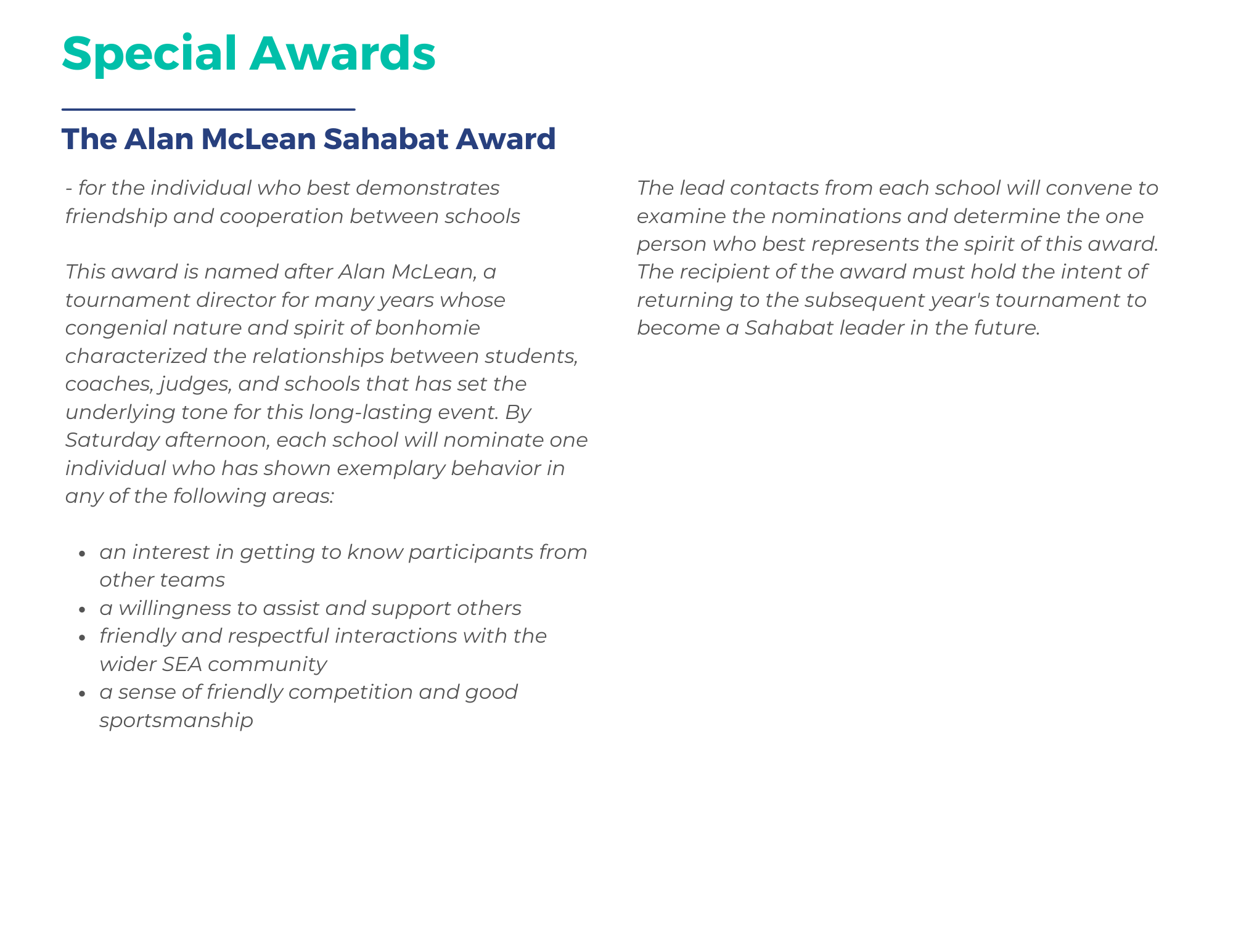 SEA F- Special Awards